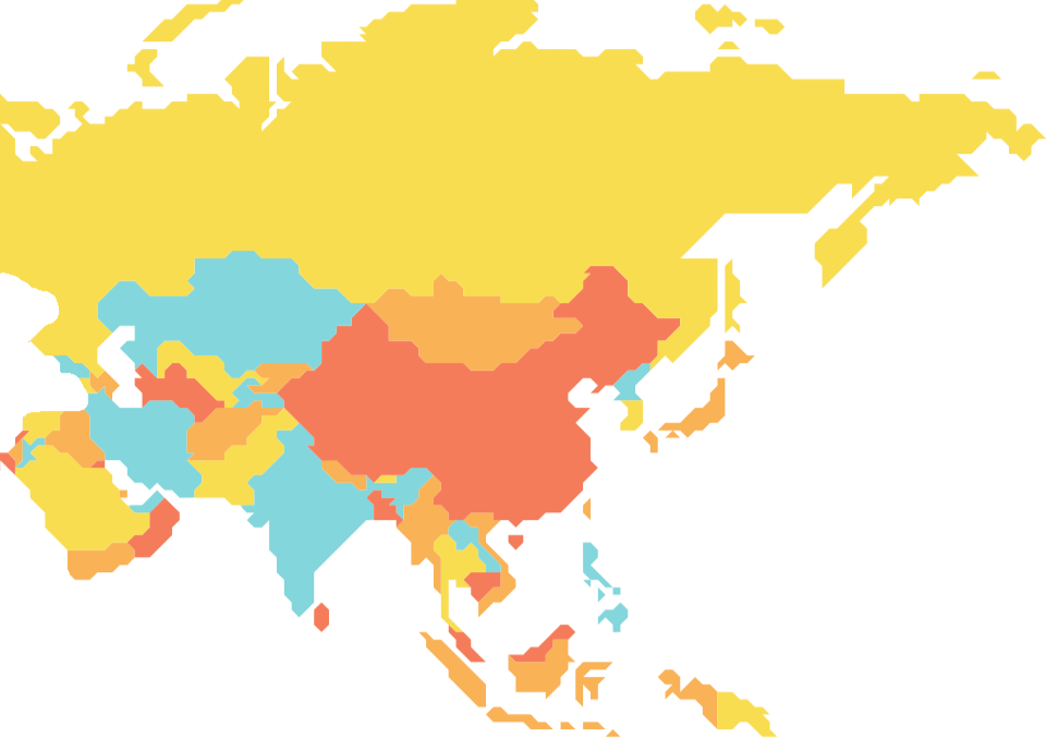 Mapa de Asia